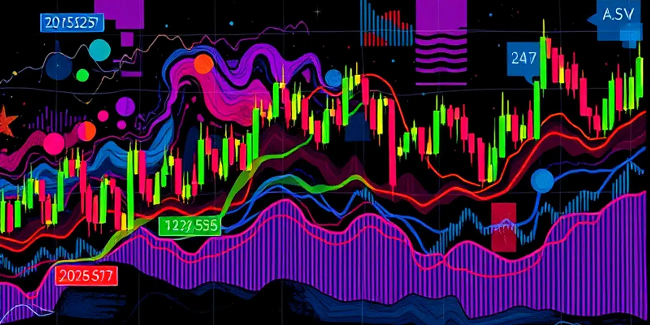 Chart custom indicators with technical overlays