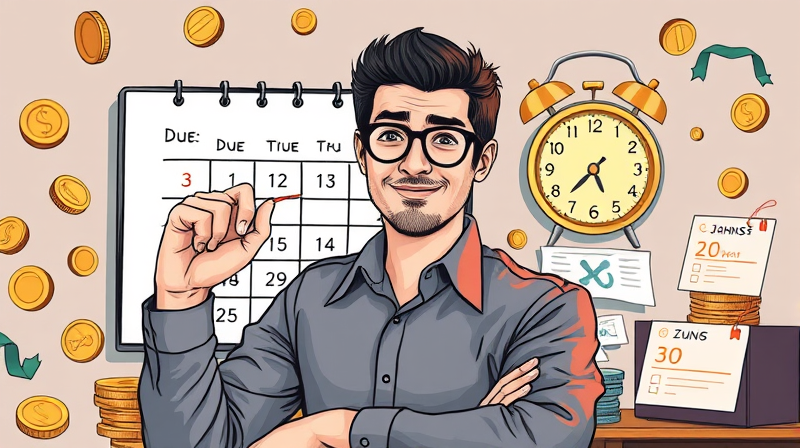 Schedule payments ahead to avoid late fees