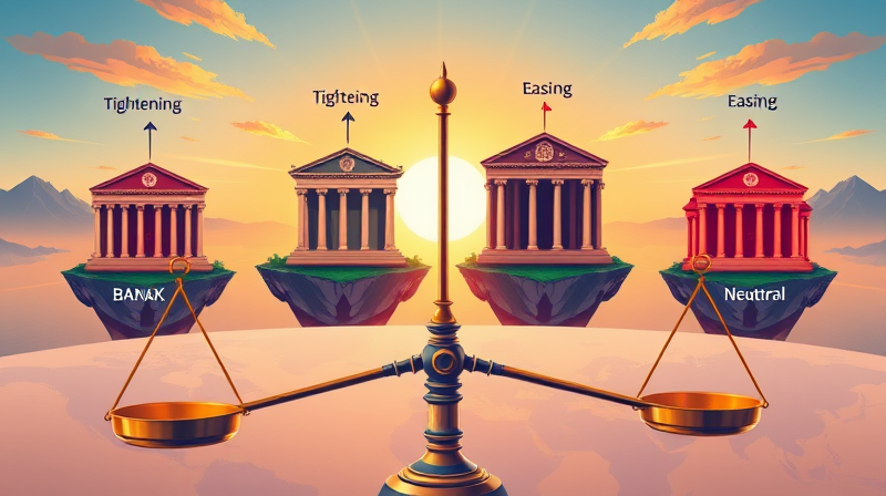 Central banks diverge in tightening pace