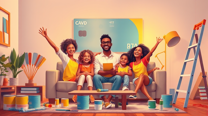 Using credit cards to fund home improvement projects